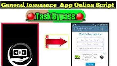 General insurance app online script
