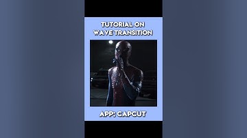 How to make wave transition on capcut | Capcut Ae like Shake Tutorial #capcuttutorial #capcut