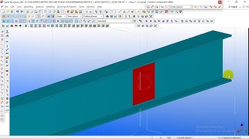 ADD PROFILE  AS VARIABLE IN CUSTOM COMPONENT IN TEKLA STRUCTURE  (دروس تعليمية)