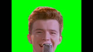 Rick Astley - Never Gonna Give You Up (Remastered 1080p 50fps Green Screen)
