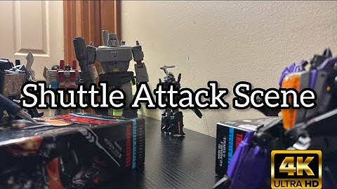 Transformers The Movie Stop Motion Shuttle Attack Scene
