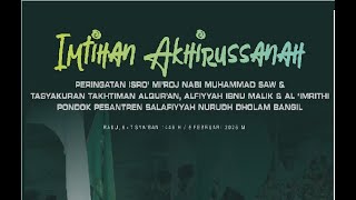 imtihan Akhirussanah PPS Nurudh Dholam