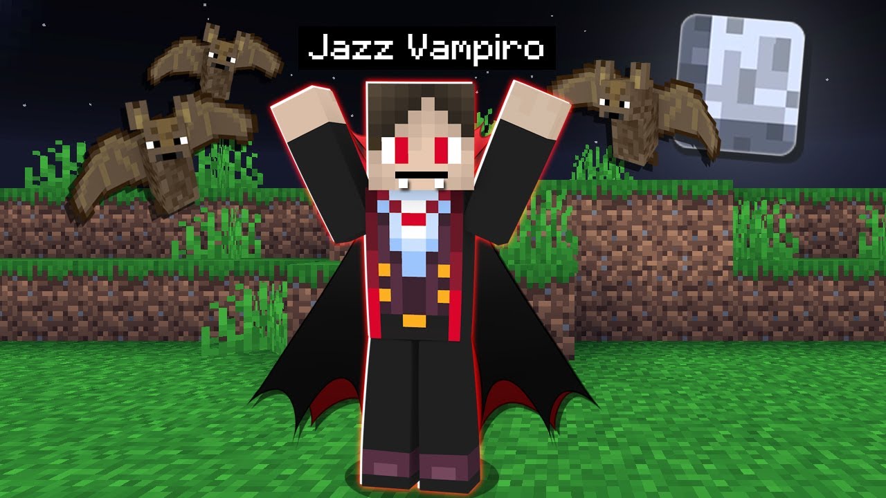 Minecraft: VIREI UM VAMPIRO NO MINECRAFT!