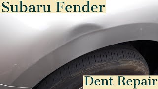 Subaru Fender Paintless Dent Removal