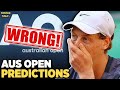 What i got wrong  australian open 2024 predictions