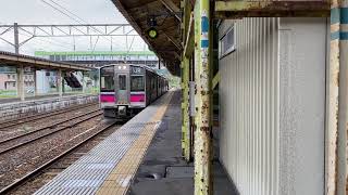 奥羽本線  普通秋田行  1656M  大館駅発車  701系