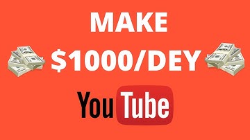 Make $1000 per day on Youtube Without Making Videos-Make Money Online