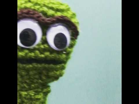 It's Oscar from Sesame Street - Crochet