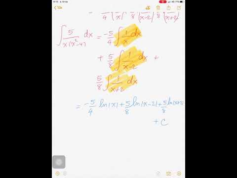 int คืออะไร  Update  Cal 1 Int by partial fraction