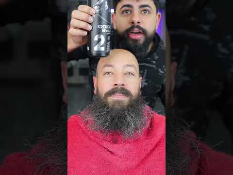 نتيجة تسبيل و معالجة دقن باقوى منتج على العالم لمعالجة الشعر كريستال ريفولا👑