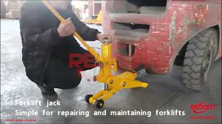 Reddot Support Stand Optional Floor Machine Mini Hydraulic Forklift Jack