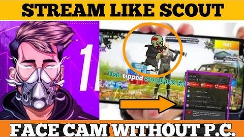 How To Stream Like Professional Streamers With Facecam On Android Like PC.Stream OnYoutube In 2020