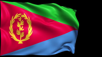 Eritrea Flag [Chroma, Green Screen, Blue Screen]