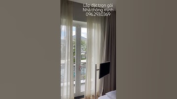 Ngữ cảnh nhà thông minh chào buổi sáng - Tự động tắt máy lạnh, mở rèm cửa, phát nhạc piano nhẹ nhàng