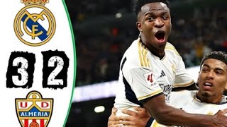 unbelievable Remontada - Real Madrid vs Almeria 3 - 2 Highlights & ALL Goals - 2024