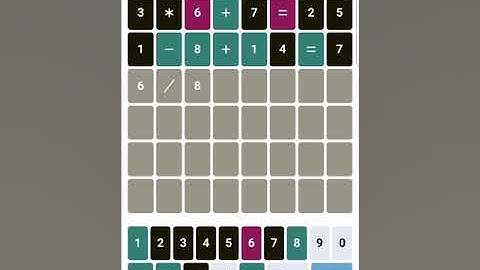 Nerdle Game 40 Solution - 28th February 2022