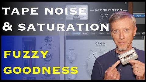 Tape Noise & Saturation | Arturia Tape Mello-Fi | Cymatic Origin | some old cassette recordings...