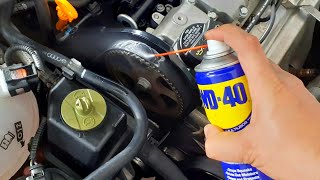 WD40 NA CORREIA DENTADA DO CARRO!! SEM BARULHO, PROTEGE E NÃO RESSECA!