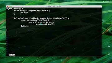 [1c/1000+] Two Sum Problem and Solution - Scala [L1]