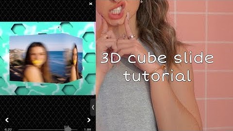 3D cube spin tutorial on video star! (Paid)