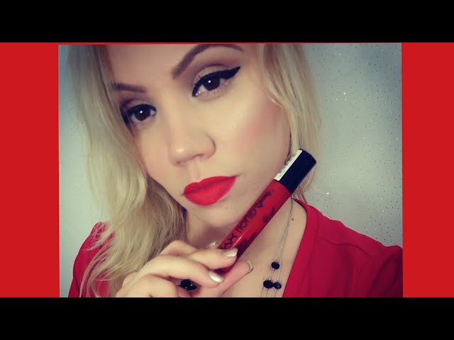 Kitten Heels NYX - Liquid Lipstick from NYX COSMETICS | Gorgeous Red