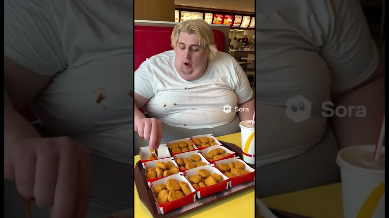 Fat XQC eats 1000 mcdonald’s chicken nuggets 