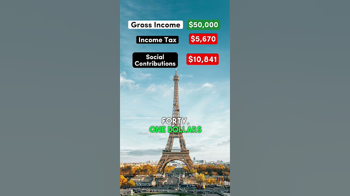 Living on a $50k Salary After Taxes in France #france #democrat #republican #viral