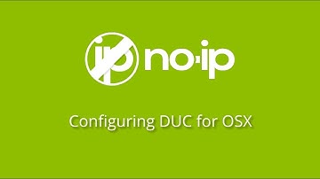 How to Download and Install the No-IP Dynamic Update Client (DUC) for OSX