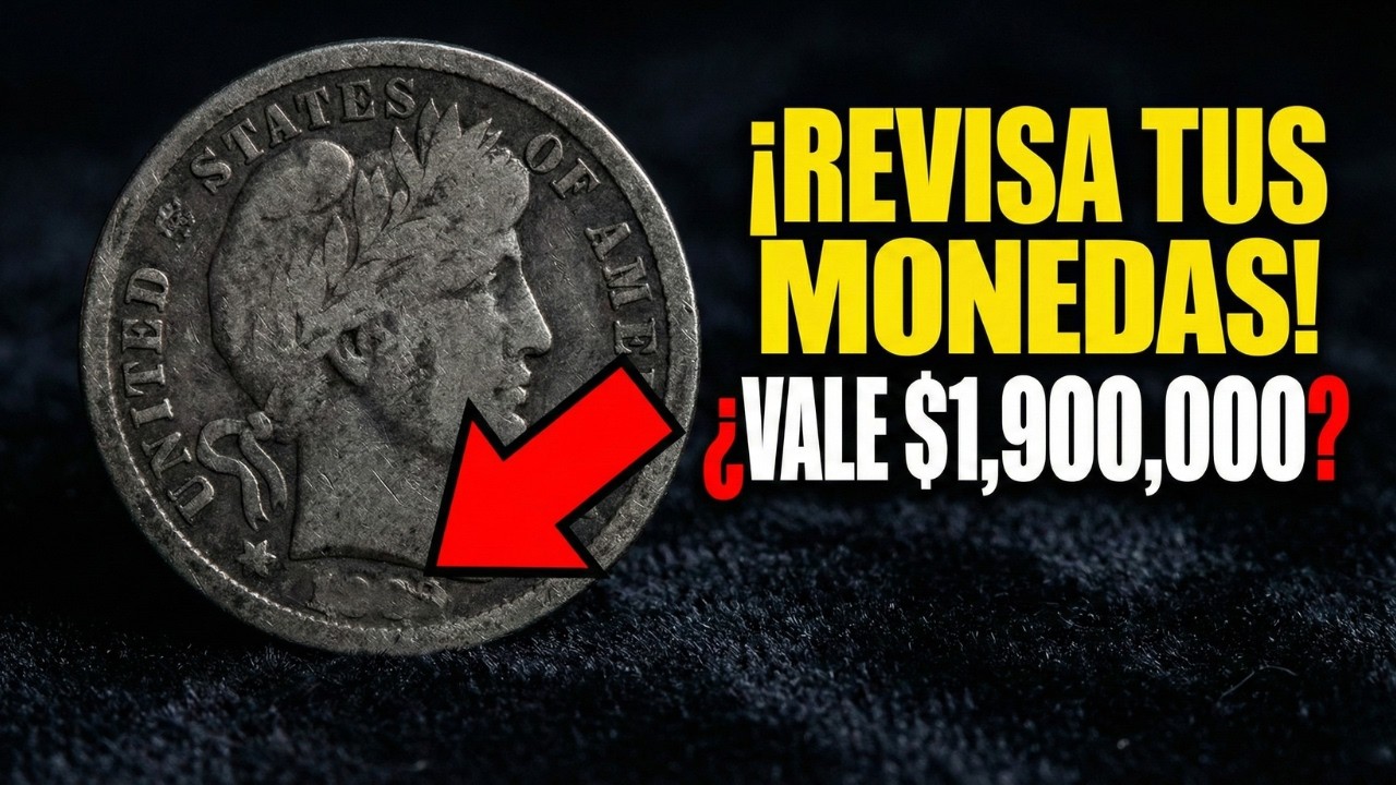 Esta Moneda de 10 Centavos Vale $1,900,000 (Dime de Barber)