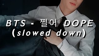 𝘽𝙏𝙎 - 쩔어 𝘿𝙊𝙋𝙀 (𝙨𝙡𝙤𝙬𝙚𝙙 𝙙𝙤𝙬𝙣) Resimi