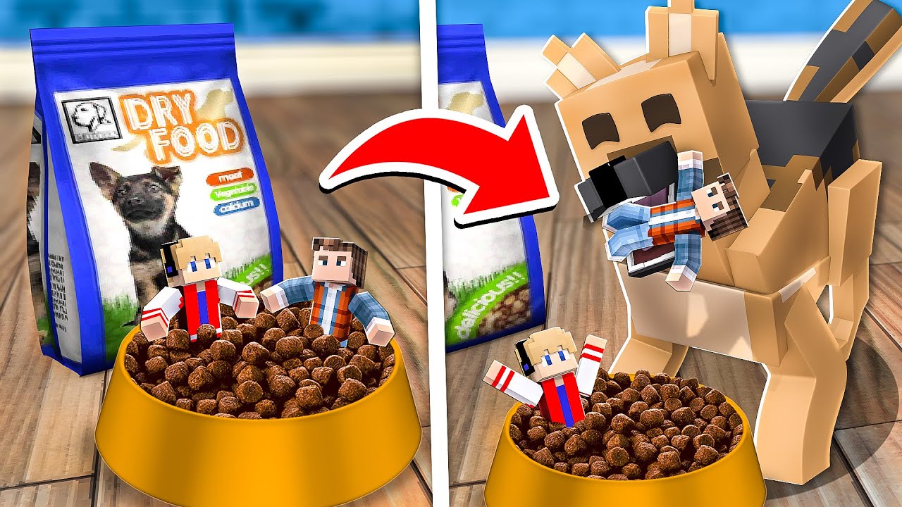 CACHORRO COMEU OS BRINQUEDOS NO MINECRAFT?!