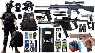 Unboxing mysterious toy box, M416 assault rifle, Victor submachine gun, Glock pistol, time bomb