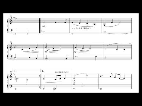初級ピアノ 中島みゆき 糸 を弾いてみた 楽譜 Ito Miyuki Nakajima Youtube