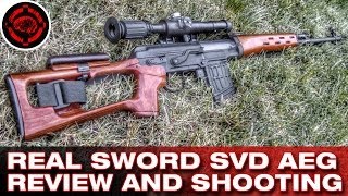 Airsoft Real Sword SVD (Dragunov) Review and Shooting Airsoft Real Sword SVD (Dragunov) Review and Shooting