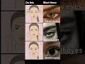 Foxy eye, Wolf eye &amp; Bambi eye look &ndash; No makeup, just face yoga 🥶 #glowup #faceyoga #eyes #viral