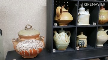 Stan Irvin Unique Clay works Silk Printing Pottery 