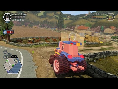 The game couldn't handle all this action... - [Lego City Undercover]