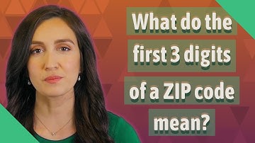 What do the first 3 digits of a ZIP code mean?