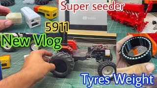 New super seedar paint work done and hmt 5911 tractor modification
