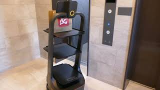 日鉄興和不動産、SBR、日建設計ほかによるロボット館内搬送・エレベーター乗り込み