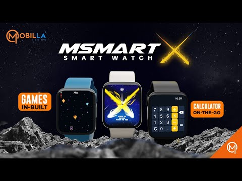 Mobillas MSmart X | The Ultimate Gaming Smartwatch of 2023 - video from MOBILLA