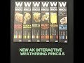 The New AK Interactive weathering Pencils , what are they and how do they work.