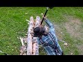  splitting birchwood is extremely hard or easy