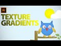 How to create texture gradients in illustrator