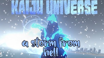 Kaiju universe: frostbite godzilla…a storm from hell