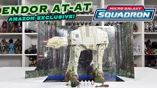 Endor AT-AT Micro Galaxy Squadron (Amazon Exclusive) Unboxing and review from Jazwares.