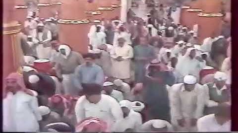 من المحراب النبوي من الروضة الشريفة ، تلاوة رائعة بجمالها تاخذ بمجامع القلوب والألباب ، رحمه الله ..