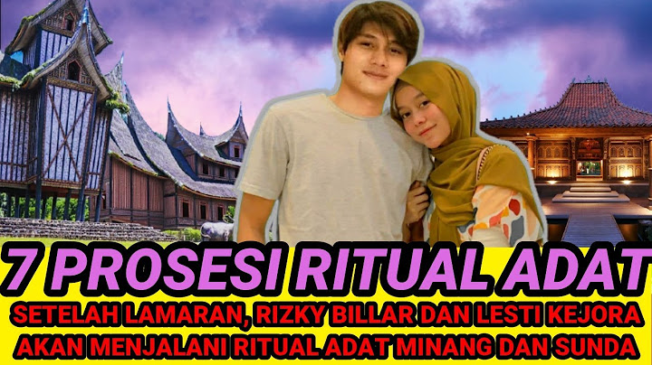 7 PROSESI RITUAL ADAT PERNIKAHAN RIZKY BILLAR DAN LESTI KEJORA