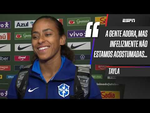 JOGADORAS AGRADECEM TORCIDA GAÚCHA E ESBANJAM FELICIDADE APÓS BRASIL 3X1 ARGENTINA | ZONA MISTA