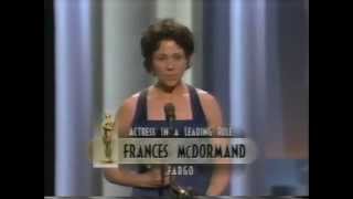 Frances McDormand winning Best Actress for Fargo